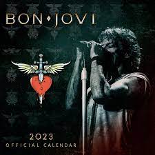 Bon Jovi - Bon Jovi 2023 Calendar Square, Official  in the group Minishops / Bon Jovi at Bengans Skivbutik AB (4291489)