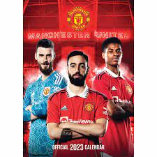 Manchester United FC - Manchester United FC 2023 Calendar A3, O in the group OUR PICKS / Recommended Calenders at Bengans Skivbutik AB (4291510)