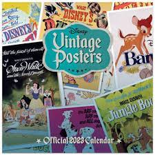 DISNEY VINTAGE POSTERS 2023 CALENDAR in the group OUR PICKS / Recommended Calenders at Bengans Skivbutik AB (4292514)
