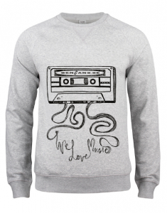 Bengans Sweatshirt - Cassette WLM in the group MERCH / T-Shirt / Summer T-shirt 23 at Bengans Skivbutik AB (4294073r)