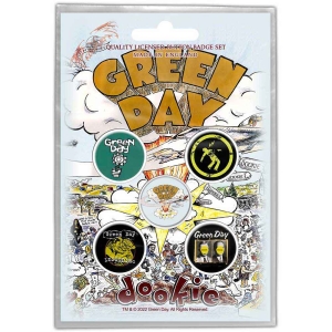 Green Day - Green Day Button Badge Pack: Dookie in the group OTHER / MK Test 1 at Bengans Skivbutik AB (4294308)