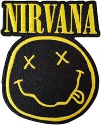 Nirvana - Smiley Face Cut Out Patch (9,1 X 7, in the group MERCHANDISE / Patch /  at Bengans Skivbutik AB (4294313)