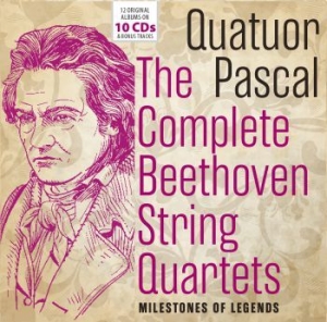Quatuor Pascal - Complete Beethoven Quartets in the group CD / Pop-Rock at Bengans Skivbutik AB (4298406)