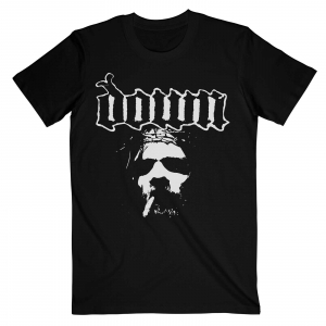 Down - Down Unisex T-Shirt: Face (black) in the group CDON - Exporterade Artiklar_Manuellt / T-shirts_CDON_Exporterade at Bengans Skivbutik AB (4299705r)