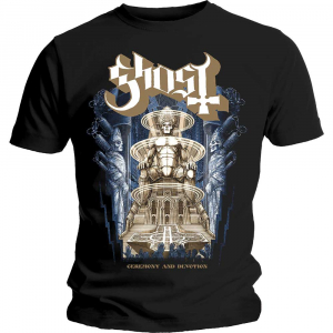 Ghost -  Ghost Unisex T-Shirt: Ceremony & Devotion (black) (M) in the group OUR PICKS / Recommended T-shirts at Bengans Skivbutik AB (4299709)