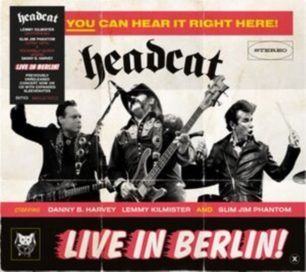 Headcat - Live In Berlin in the group CD / Bestsellers at Bengans Skivbutik AB (4300823)