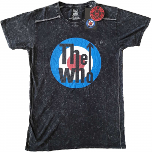 The Who - Target Logo Wash Collection (Medium) Unisex T-Shirt in the group MERCH / T-Shirt / Summer T-shirt 23 at Bengans Skivbutik AB (4302869)