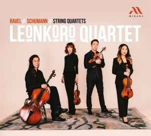Leonkoro Quartet - Ravel Schumann String Quartets in the group CD / Övrigt at Bengans Skivbutik AB (4303118)