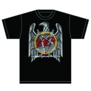 Slayer - Silver Eagle (Medium) Unisex T-Shirt in the group MERCH / T-Shirt / Summer T-shirt 23 at Bengans Skivbutik AB (4303346)