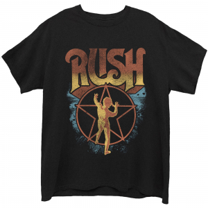 Rush - Starman (Small) Unisex T-Shirt in the group MERCH / T-Shirt / Summer T-shirt 23 at Bengans Skivbutik AB (4303362)