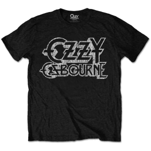 Ozzy Osbourne - Vintage Logo UNI Black T-Shirt in the group MERCHANDISE / T-shirt / Heavy Metal at Bengans Skivbutik AB (4303404)