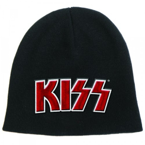 Kiss - Red On White Logo Unisex Beanie Hat in the group CDON - Exporterade Artiklar_Manuellt / Merch_CDON_exporterade at Bengans Skivbutik AB (4304053)