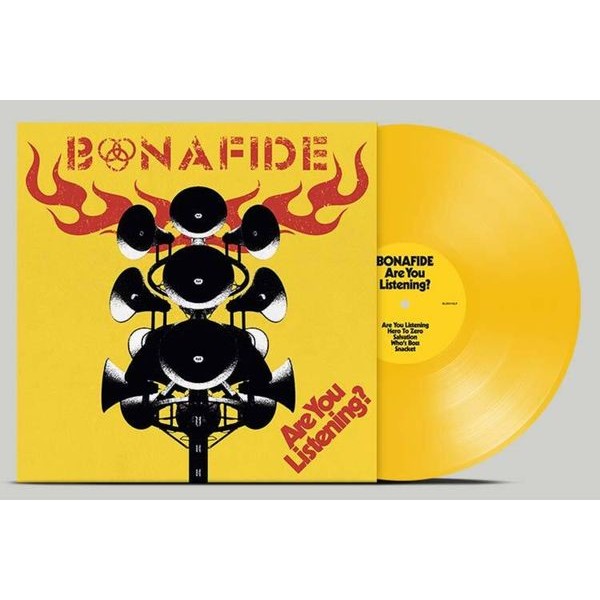 Bonafide - Are You Listening? (Yellow Vinyl) in the group VINYL at Bengans Skivbutik AB (4306416)