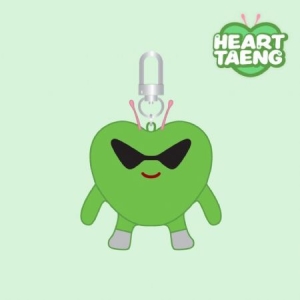 Stray Kids - (CASE 143) HEART TAENG KEYRING(GREEN) in the group OTHER / Merchandise at Bengans Skivbutik AB (4306949)