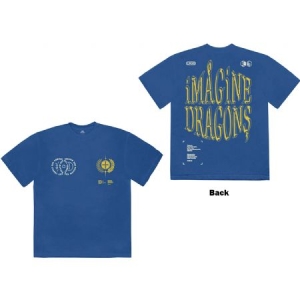 Imagine Dragons - Imagine Dragons Unisex T_shirt : Lyrics  in the group Minishops / Imagine Dragons at Bengans Skivbutik AB (4307103r)