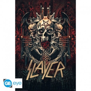 SLAYER - Skullagramm Poster 91,5x61 in the group MERCHANDISE / Poster /  at Bengans Skivbutik AB (4307457)