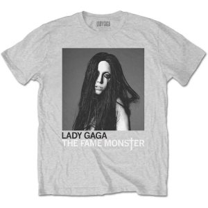 Lady Gaga - Fame Monster Uni Grey T-Shirt in the group MERCHANDISE / T-shirt / Pop-Rock at Bengans Skivbutik AB (4307902r)