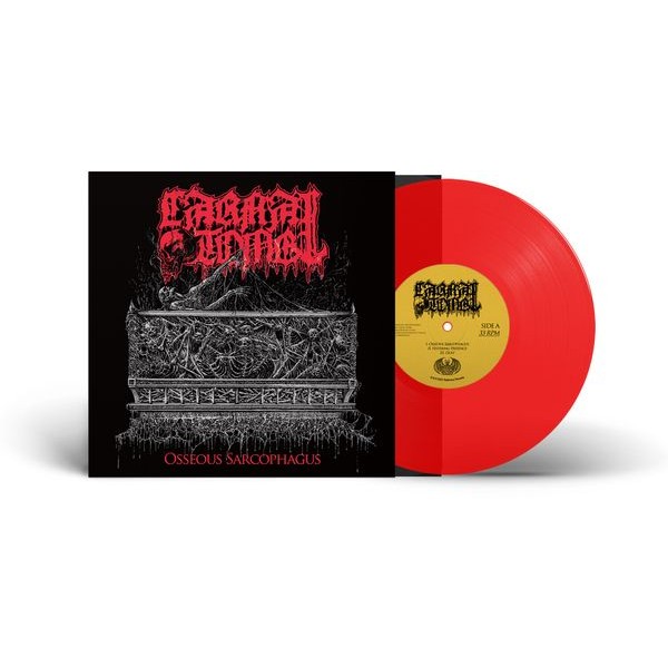 Carnal Tomb - Osseous Sarcophagus (10" Red Vinyl) in the group VINYL / Hårdrock at Bengans Skivbutik AB (4308281)