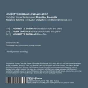 Brundibar Ensemble - Forgotten Voices Rediscovered in the group CD / Övrigt at Bengans Skivbutik AB (4308728)