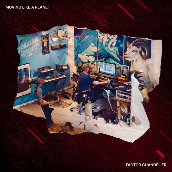 Factor Chandelier - Moving Like A Planet (Dark Red Viny in the group VINYL / Hip Hop-Rap,Pop-Rock at Bengans Skivbutik AB (4309099)