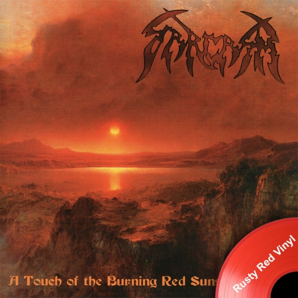 Sarcasm - A Touch Of The Burning Red Sunset ( in the group VINYL / Hårdrock at Bengans Skivbutik AB (4313006)