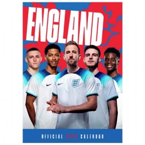 England - England Men Football 2023 A3 Calendar in the group OTHER / CDON - Exporterade Artiklar_Manuellt / Merch_CDON_exporterade at Bengans Skivbutik AB (4313903)