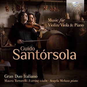 Santorsola Guido - Music For Violin/Viola & Piano in the group Externt_Lager /  at Bengans Skivbutik AB (4314584)