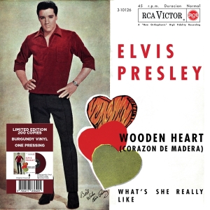 Elvis Presley - Wooden Heart in the group VINYL / Pop-Rock at Bengans Skivbutik AB (4315482)