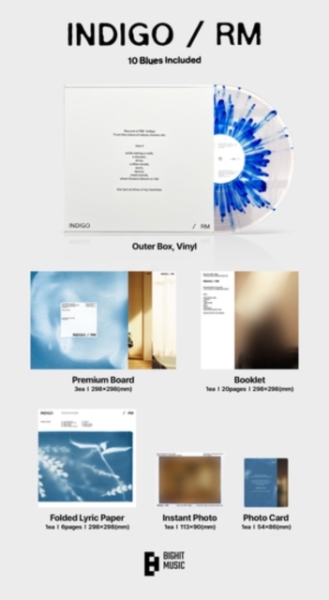 RM - Indigo (LP) in the group Minishops / K-Pop Minishops / BTS at Bengans Skivbutik AB (4318381)