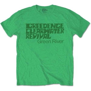 Creedence Clearwater Revival - Green River Uni Green    in the group MERCH / T-Shirt /  at Bengans Skivbutik AB (4320798r)