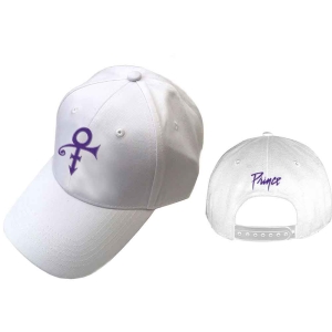 Prince - Purple Symbol Wht Baseball C in the group MERCHANDISE / Accessoarer / RnB-Soul at Bengans Skivbutik AB (4321881)
