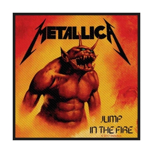 Metallica - Jump In The Fire Standard Patch in the group MERCHANDISE / Merch / Hårdrock at Bengans Skivbutik AB (4324167)