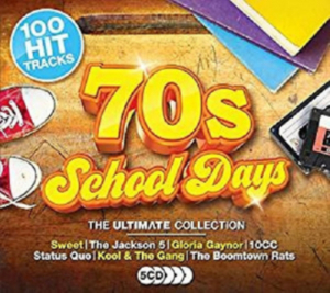 Various artists - 70s School Days (5CD) in the group CD / Pop at Bengans Skivbutik AB (4324554)