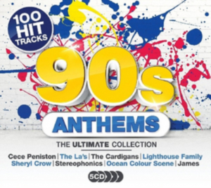 Various artists - 90s Anthems (5CD) in the group Labels /  at Bengans Skivbutik AB (4324557)