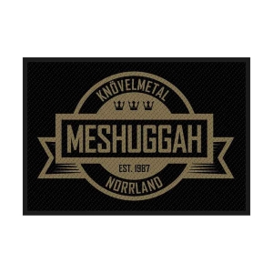 Meshuggah - Crest Standard Patch in the group MERCHANDISE / Merch / Hårdrock at Bengans Skivbutik AB (4359349)