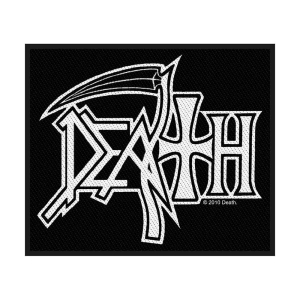 Death - Logo Standard Patch in the group MERCHANDISE / Merch / Hårdrock at Bengans Skivbutik AB (4359367)