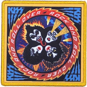 Kiss - Rock And Roll Over Printed Patch in the group MERCHANDISE / Merch / Hårdrock at Bengans Skivbutik AB (4359373)