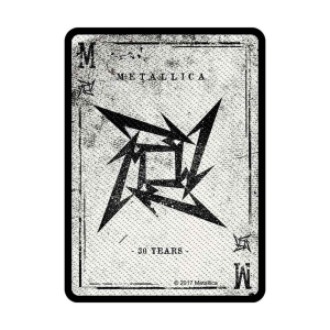 Metallica - Dealer Standard Patch in the group MERCHANDISE / Merch / Hårdrock at Bengans Skivbutik AB (4359375)