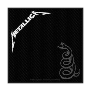 Metallica - Black Album 2014 Standard Patch in the group MERCHANDISE / Merch / Hårdrock at Bengans Skivbutik AB (4359381)