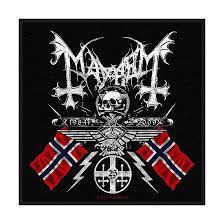 MAYHEM - MAYHEM STANDARD PATCH: COAT OF ARMS (LOO in the group OTHER / Merch CDON 2306 at Bengans Skivbutik AB (4359382)