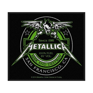Metallica - Beer Label Standard Patch in the group MERCHANDISE / Accessoarer / Hårdrock at Bengans Skivbutik AB (4359410)
