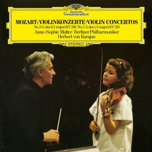 Wolfgang Amadeus Mozart - Violin Concertos 3 & 5 in the group VINYL / Bestsellers at Bengans Skivbutik AB (4365220)