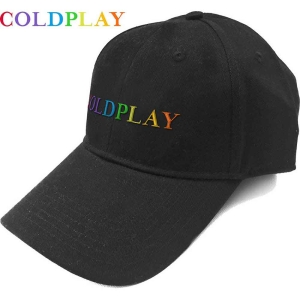 Coldplay - Rainbow Logo Bl Baseball C in the group MERCHANDISE / Accessoarer / Pop-Rock at Bengans Skivbutik AB (4366609)