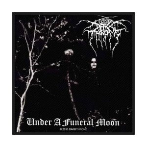 Darkthrone - Under A Funeral Moon Standard Patch in the group MERCHANDISE / Merch / Hårdrock at Bengans Skivbutik AB (4379235)