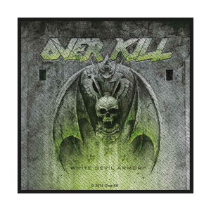 Overkill - White Devil Armory Standard Patch in the group MERCHANDISE / Merch / Hårdrock at Bengans Skivbutik AB (4379251)