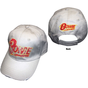 David Bowie - Flash Logo Sand Baseball C in the group MERCHANDISE / Merch / Pop-Rock at Bengans Skivbutik AB (4395749)