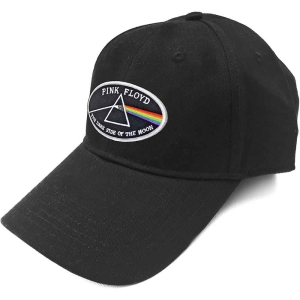 Pink Floyd - Dsotm Oval White Border Bl Baseball C in the group MERCHANDISE / Merch / Pop-Rock at Bengans Skivbutik AB (4395753)