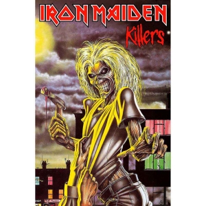 Iron Maiden - Killers Textile Poster in the group MERCHANDISE / Merch / Hårdrock at Bengans Skivbutik AB (4398187)