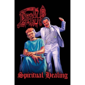 Death - Spiritual Healing Textile Poster in the group MERCHANDISE / Merch / Hårdrock at Bengans Skivbutik AB (4398191)