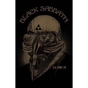 Black Sabbath - Us Tour '78 Textile Poster in the group MERCHANDISE / Merch / Hårdrock at Bengans Skivbutik AB (4398194)